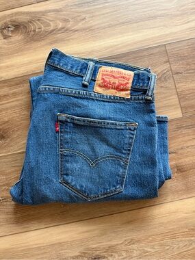 Levi's Men's Classic Straight Blue 501 Denim Jeans
